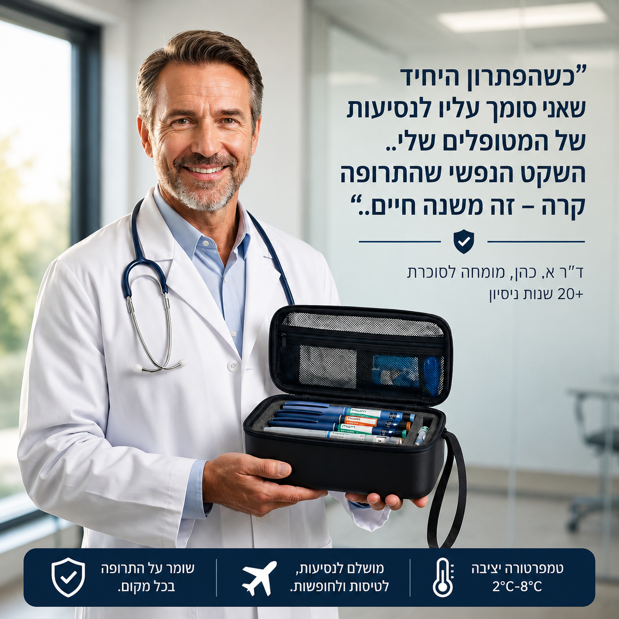 MediGuard™ - Умная сумка-холодильник для лекарств