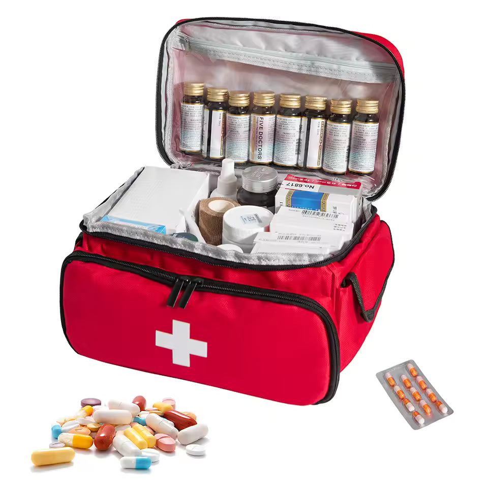 MediGuard Organizer™ - תיק ארגון מקצועי לתרופות ועזרה ראשונה